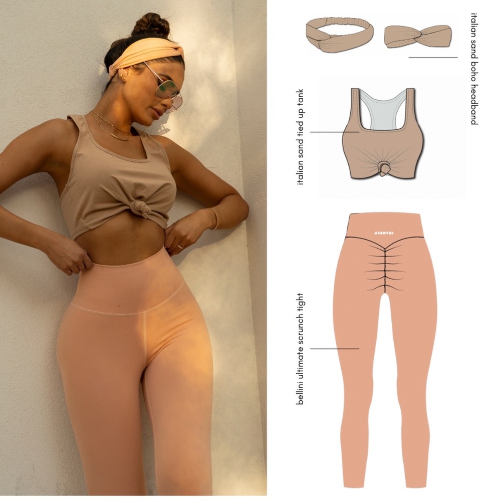 Agent84 Girlfriend Legging - size Small in the color Bellini